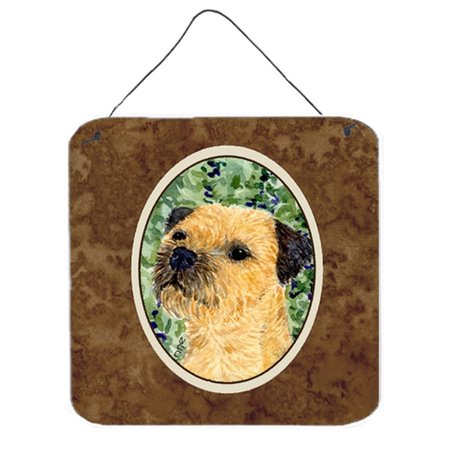 MICASA Border Terrier Aluminium Metal Wall Or Door Hanging Prints MI235783